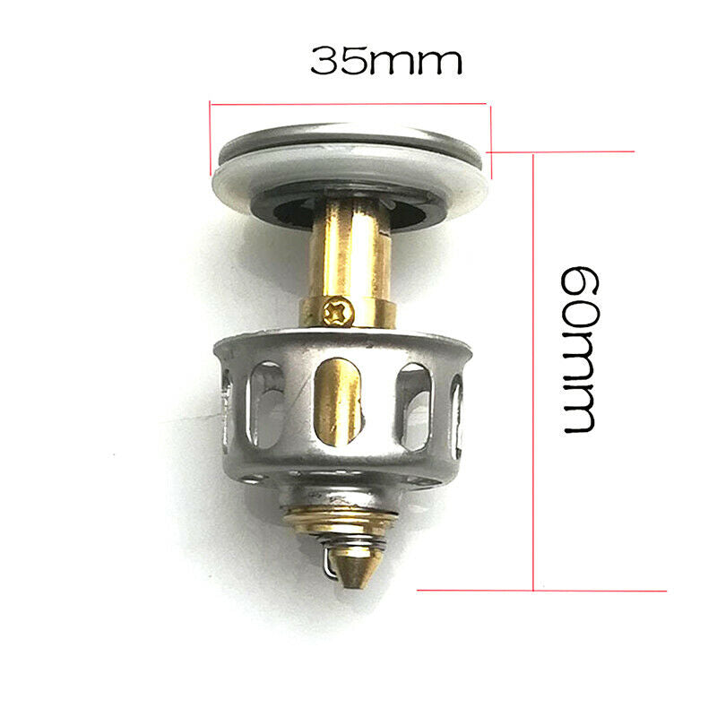 Universal Wash Basin Drain Filter Sink Drain Vanity Stopper Bathroom Accessor KX