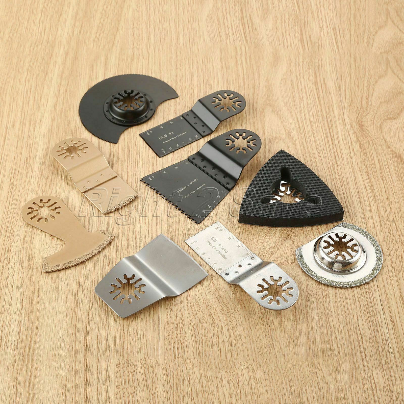 9pcs Saw Blades Oscillating Multi Tool For Fein Multimaster Bosch Makita Porter