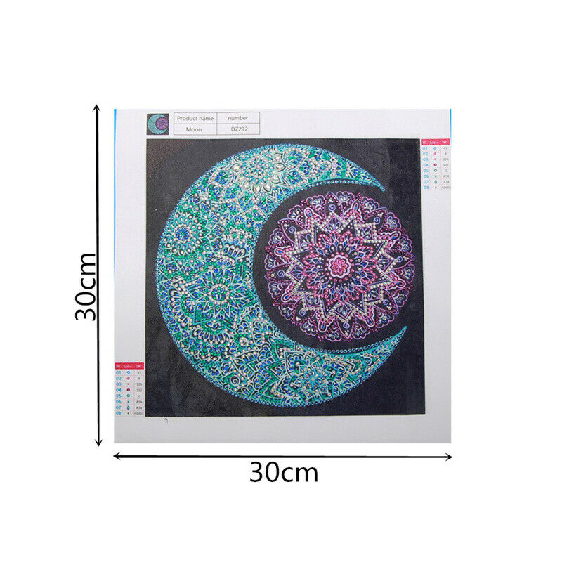 Special Shaped Diamond Painting Moon DIY Diamond Embroidery Art Kits Home Decor