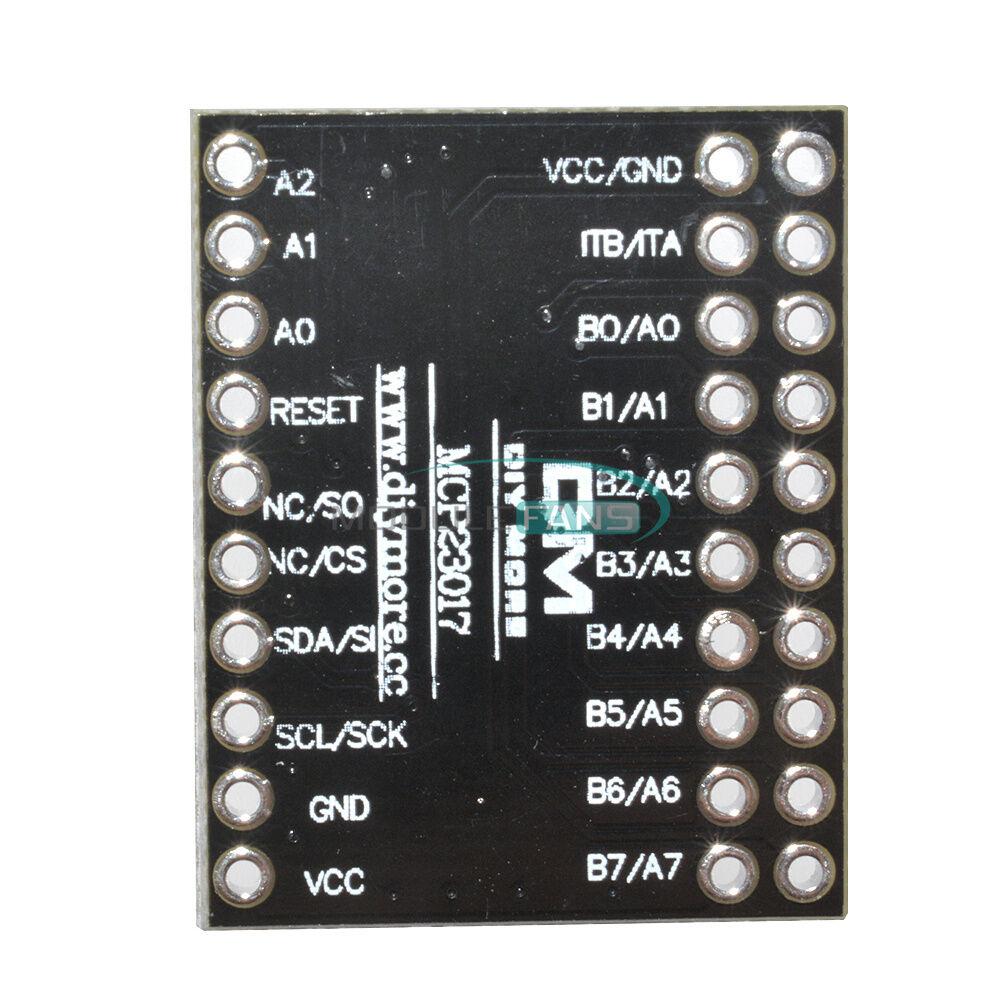 I2C IIC Serial Interface MCP23017 Bidirectional 16-Bit I/O Expander Module