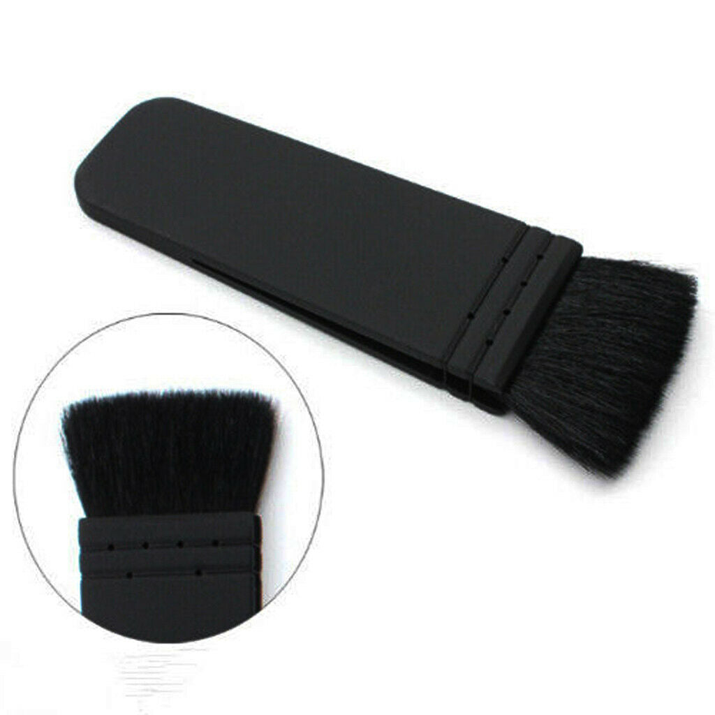Black Flat  Blusher Cosmetic Kabuki