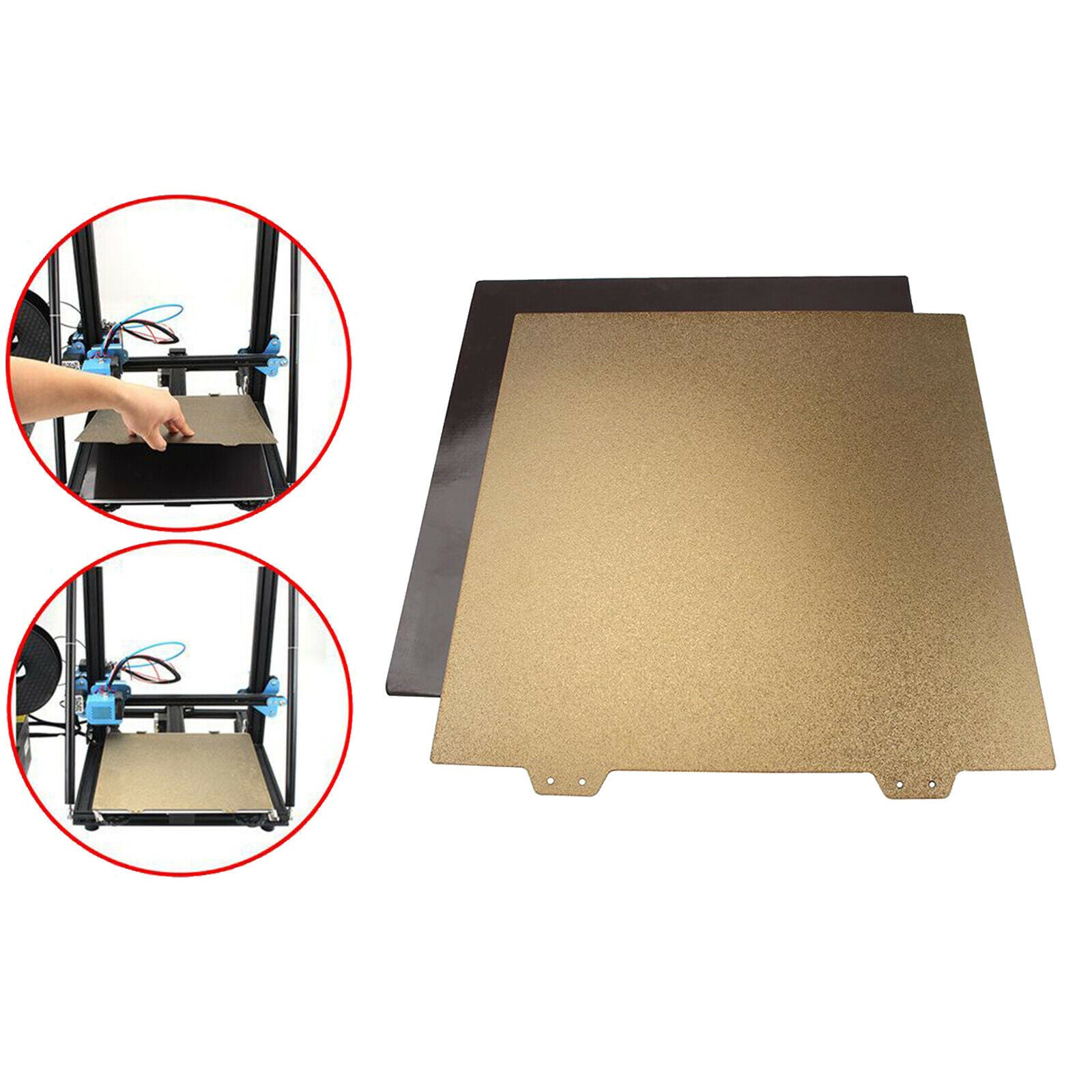 Durable 355mm Printer Spring Steel Heat Bed Platform Plate for Voron350 V2, Easy