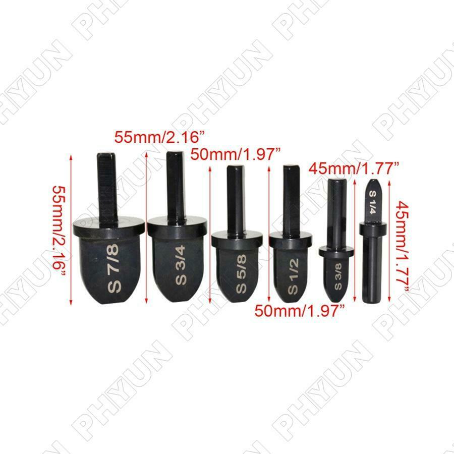 6PC Tube Pipe Expander For Air Conditioner Swaging Tool 7/8 3/4 5/8 1/2 3/8 1/4"