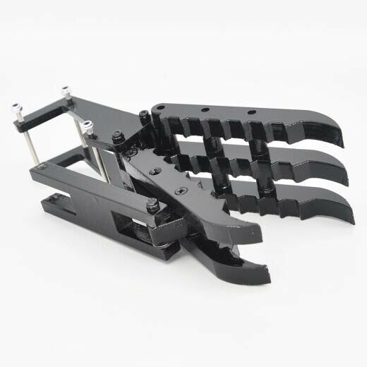 Alloy Simulation Wood Log Gripper Clamp Machine For Huina 580/1580 Excavator RC