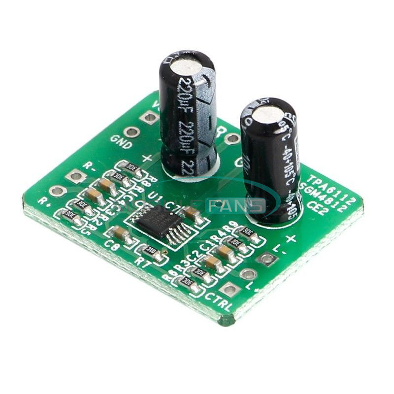 Headphone Amplifier Board Differential Balanced TPA6112 & SGM4812 Module 150mW