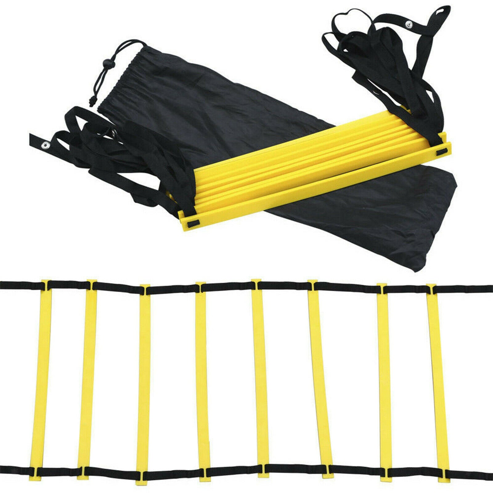 Speed Training Ladder Agility Footwork Football Exercise Workout 4M 8Joint