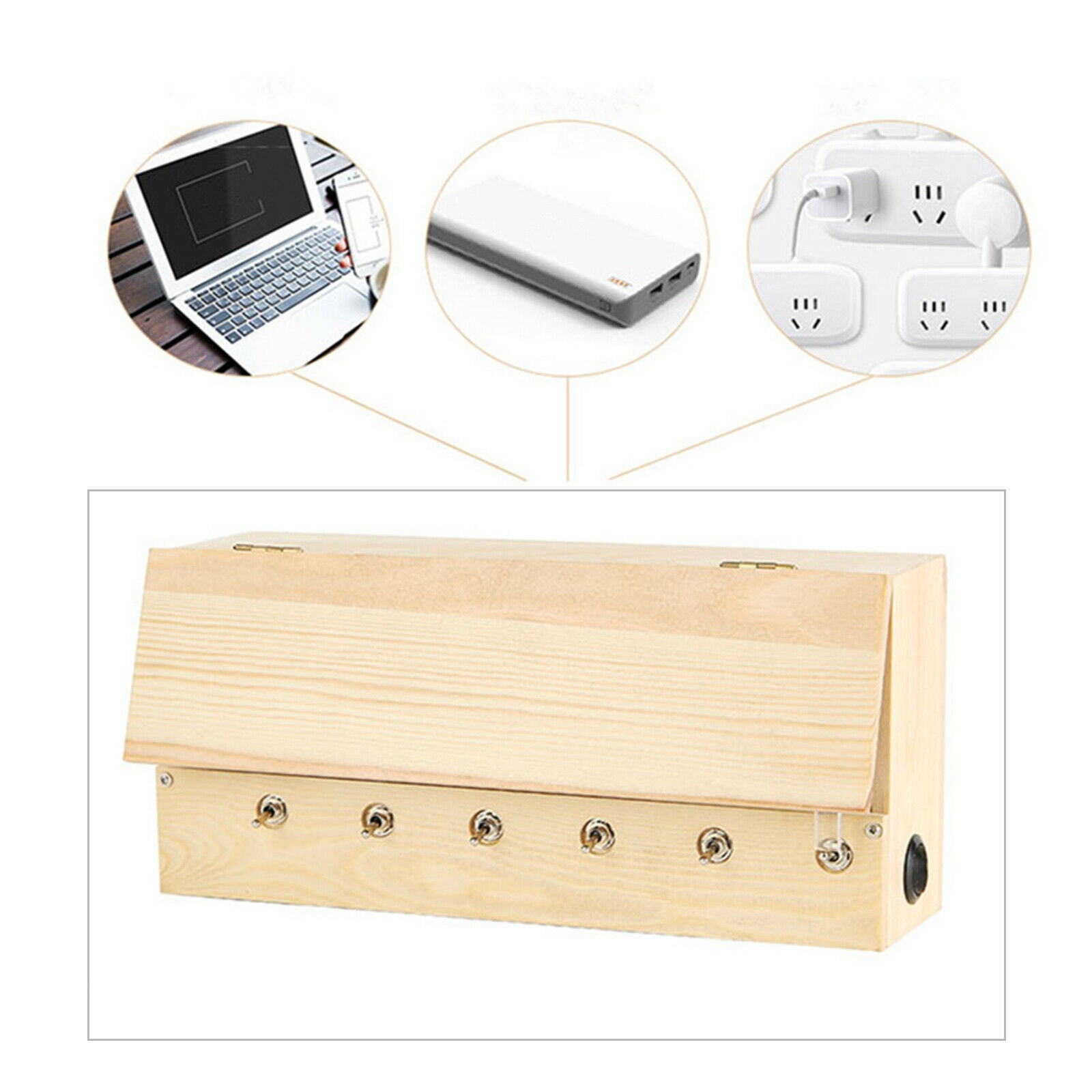 Electronic Useless Box Decompression Toys Desk Decor Rechargable Gifts