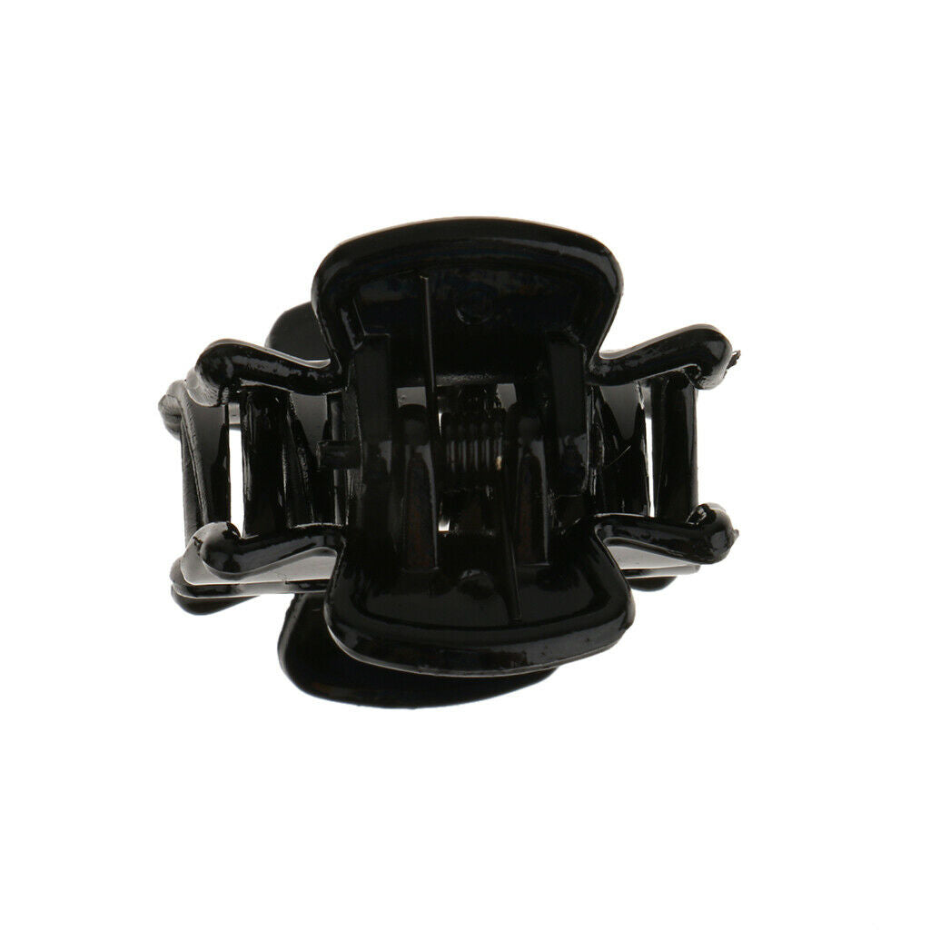 30pcs Wholesale Mini Hair Claws Clamps Bulldog Clips Hair Grips Black
