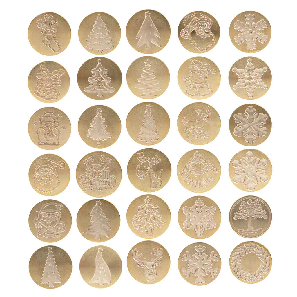 Classic Sealing Wax Stamp Santa Claus + Stick Wick Cord for Party Invitation