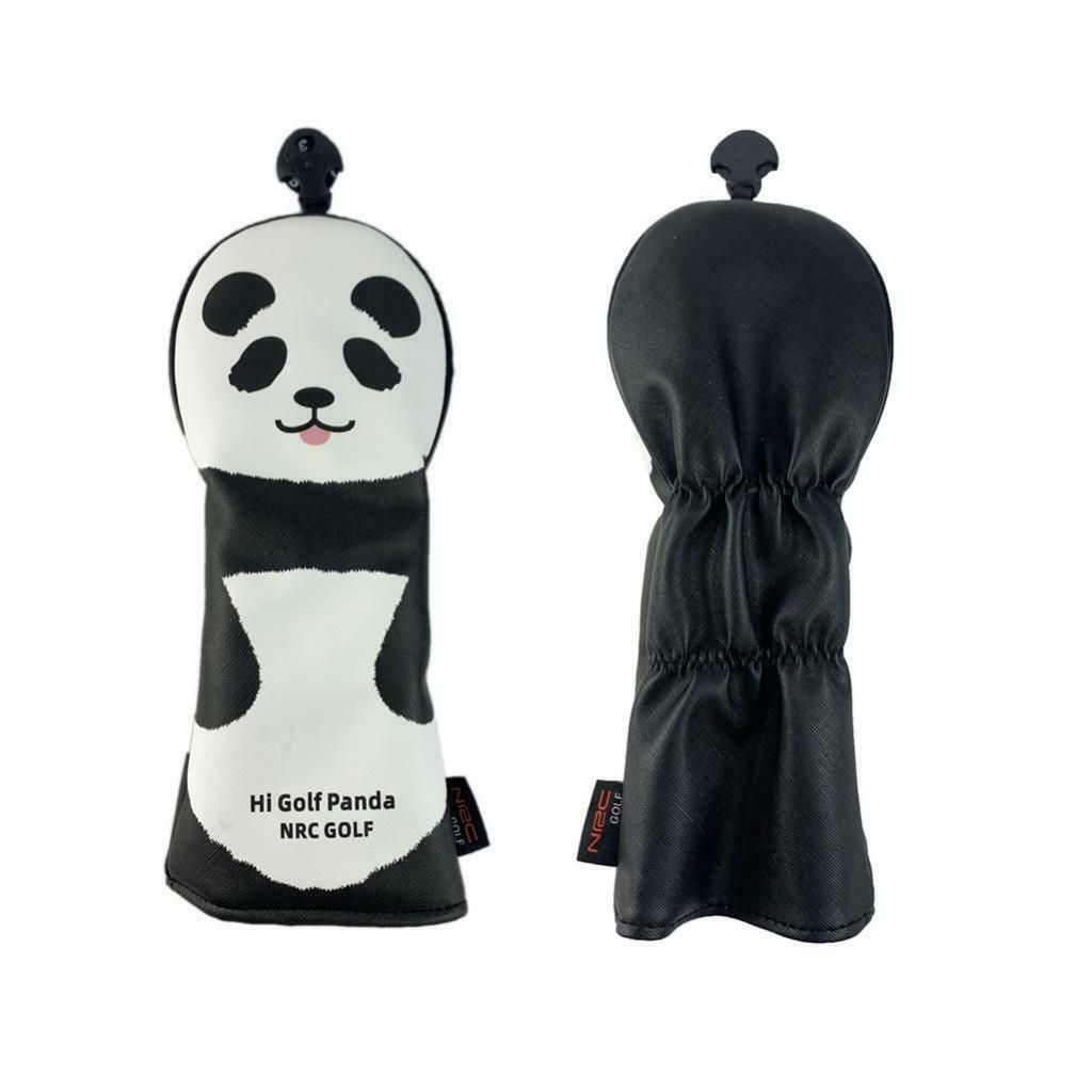 3 Premium Panda Golf Wood Driver Headcover Club Cover Guard Drivers Covers