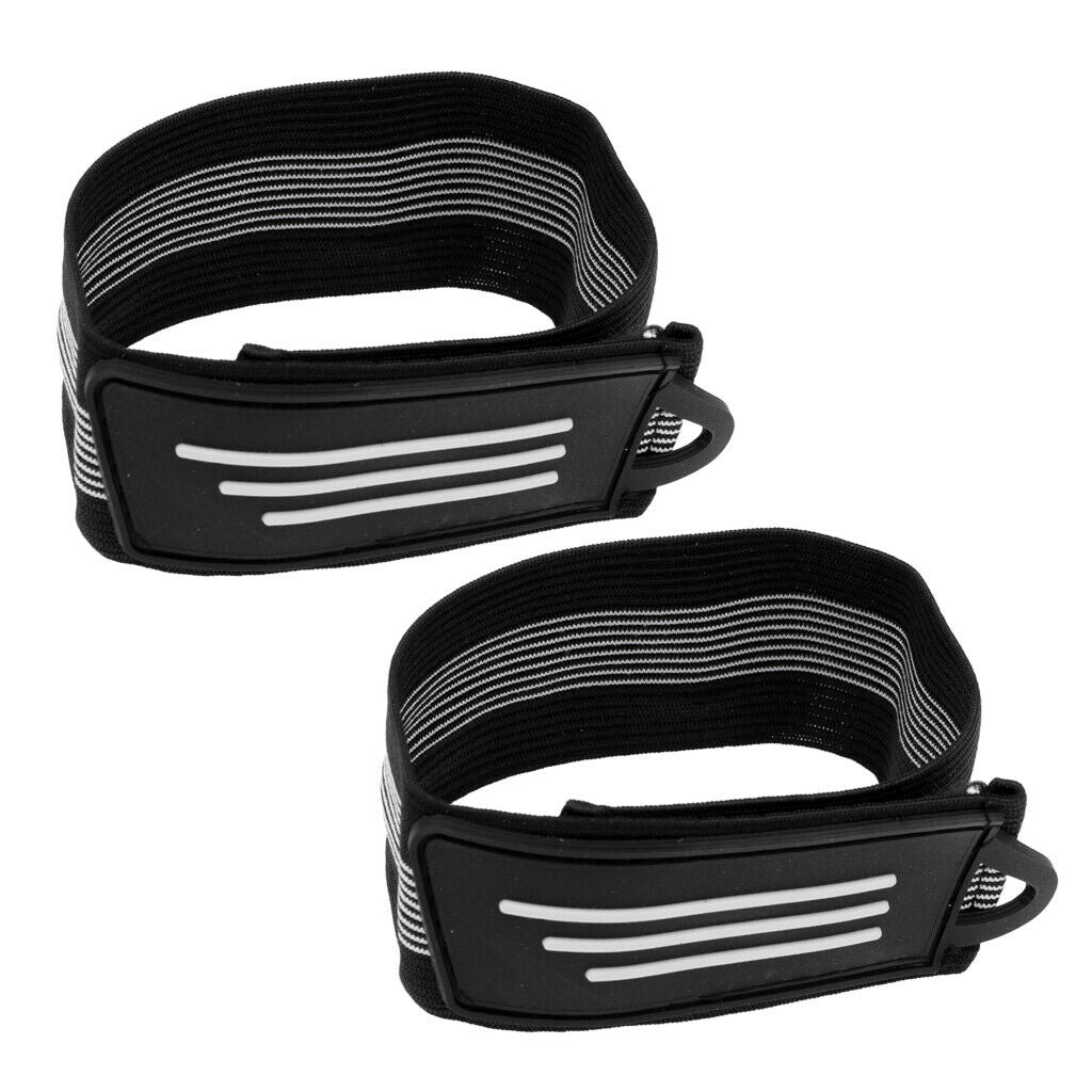 2 PAIR Cycling Reflective Ankle Leg Bind Trousers Safety Pant Band Strap