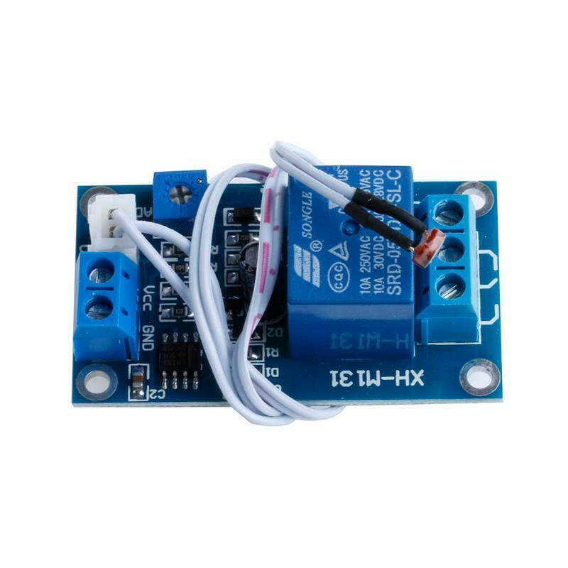 DC 12V Module Photoresistor Relay Light Detection Sensor Light Control Switch