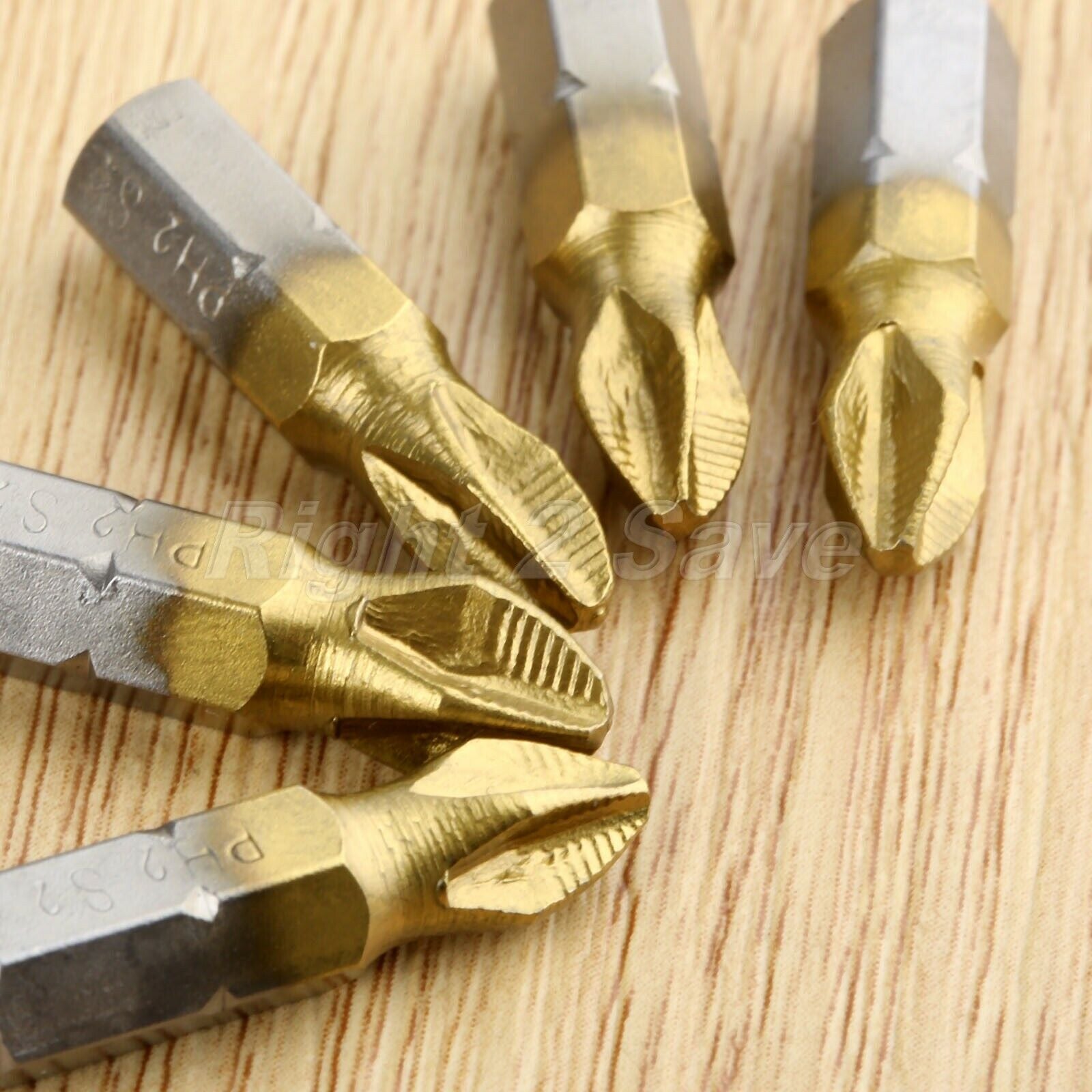 10PC 20mm Hex Shank PH2 Screwdriver Bits For Impact Drill Cross Head Screwdriver