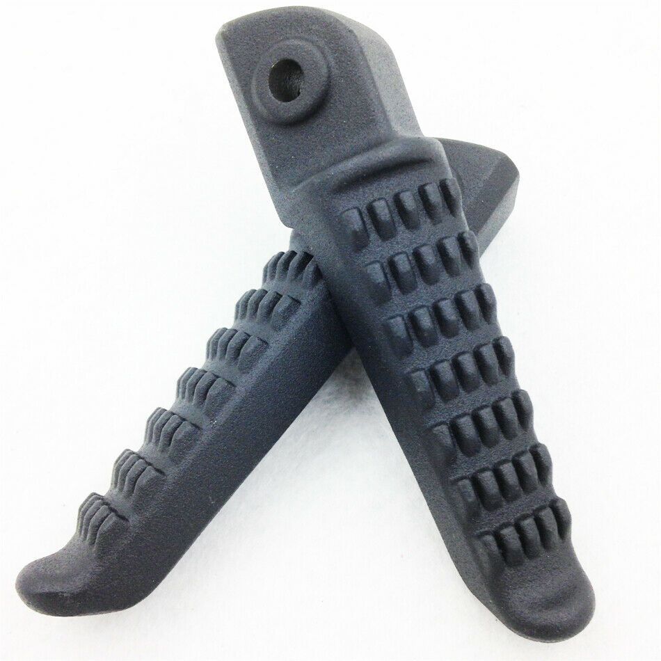 Black Rear Foot Pegs Footrest For Kawasaki ZX6R 03-11 ZX-9R 98-03 ZX-10R 04-12