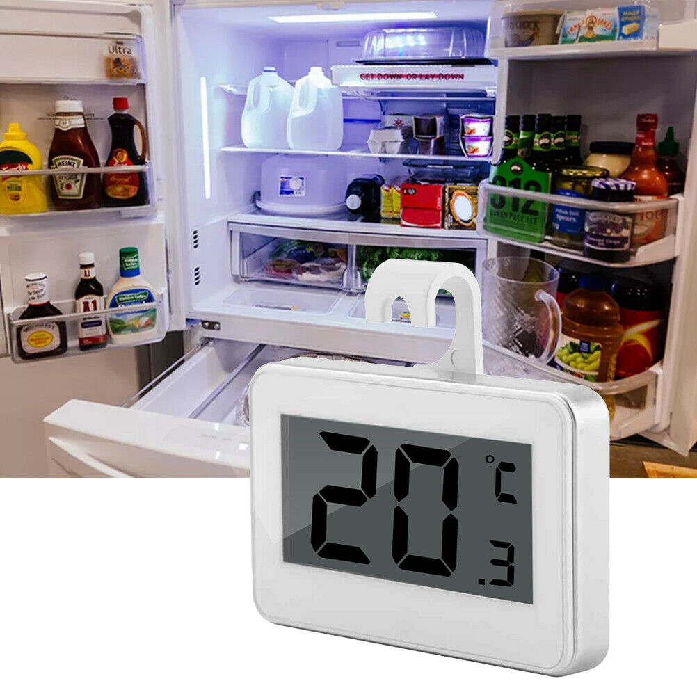 Kitchen Digital Waterproof Fridge Freezer Temperature Refrigerator Thermometer