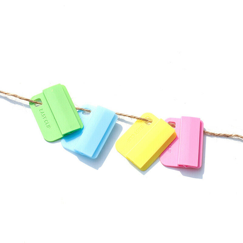 6pcs Multi Color Plastic Easy Clip Memo Bookmarks Office Planner File Div.l8