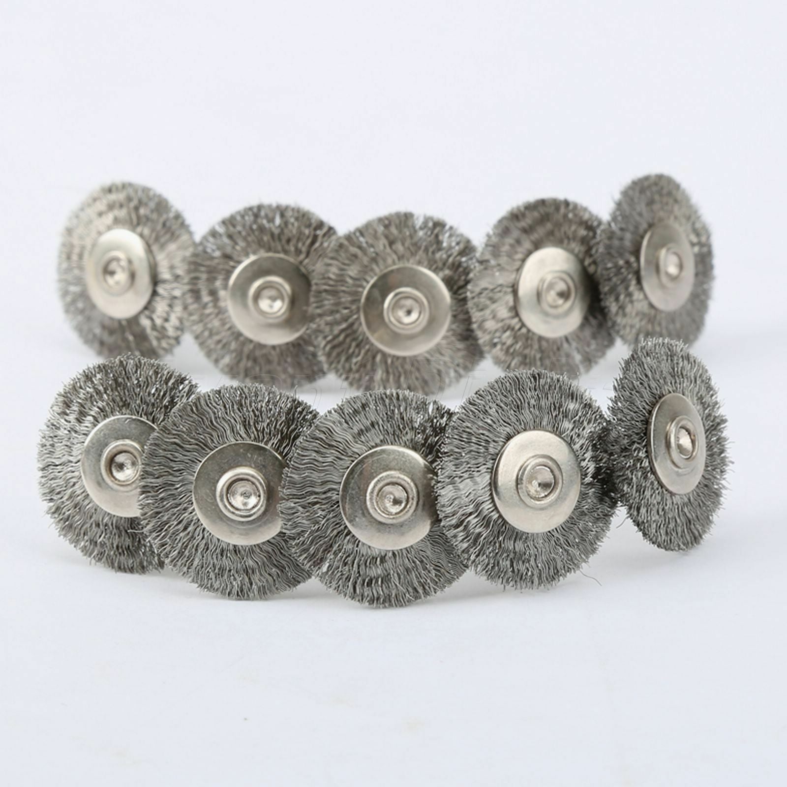 22MM Stainless Steel Wheels Wire Brushes Rotary Tools Power for Die Grinder 10X