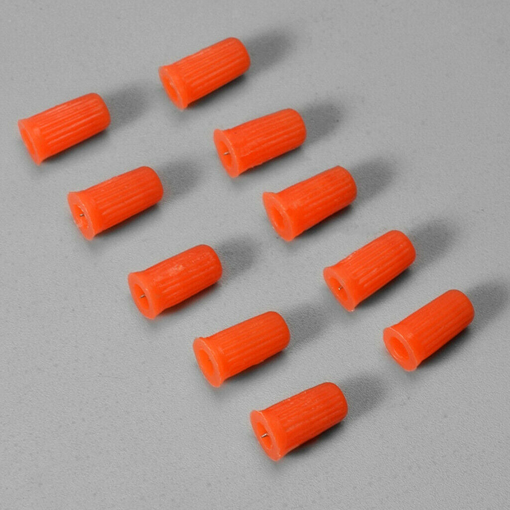10pcs Eyelash Caps, Glue Bottle Locking Needle, Red Eyelash Extension Tool, Fits