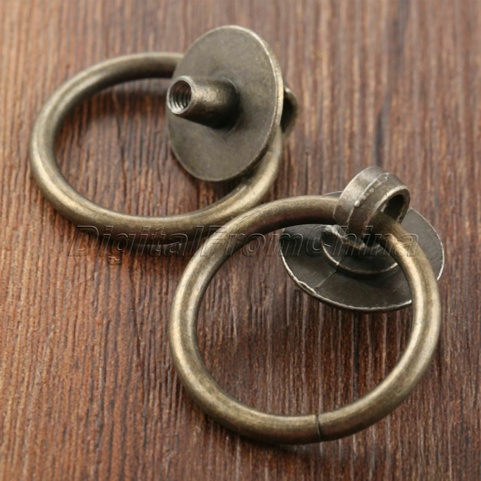 40*30mm Cupboard Drawer Pull Drop Ring Cabinet Knobs Furniture Door Pull Handles