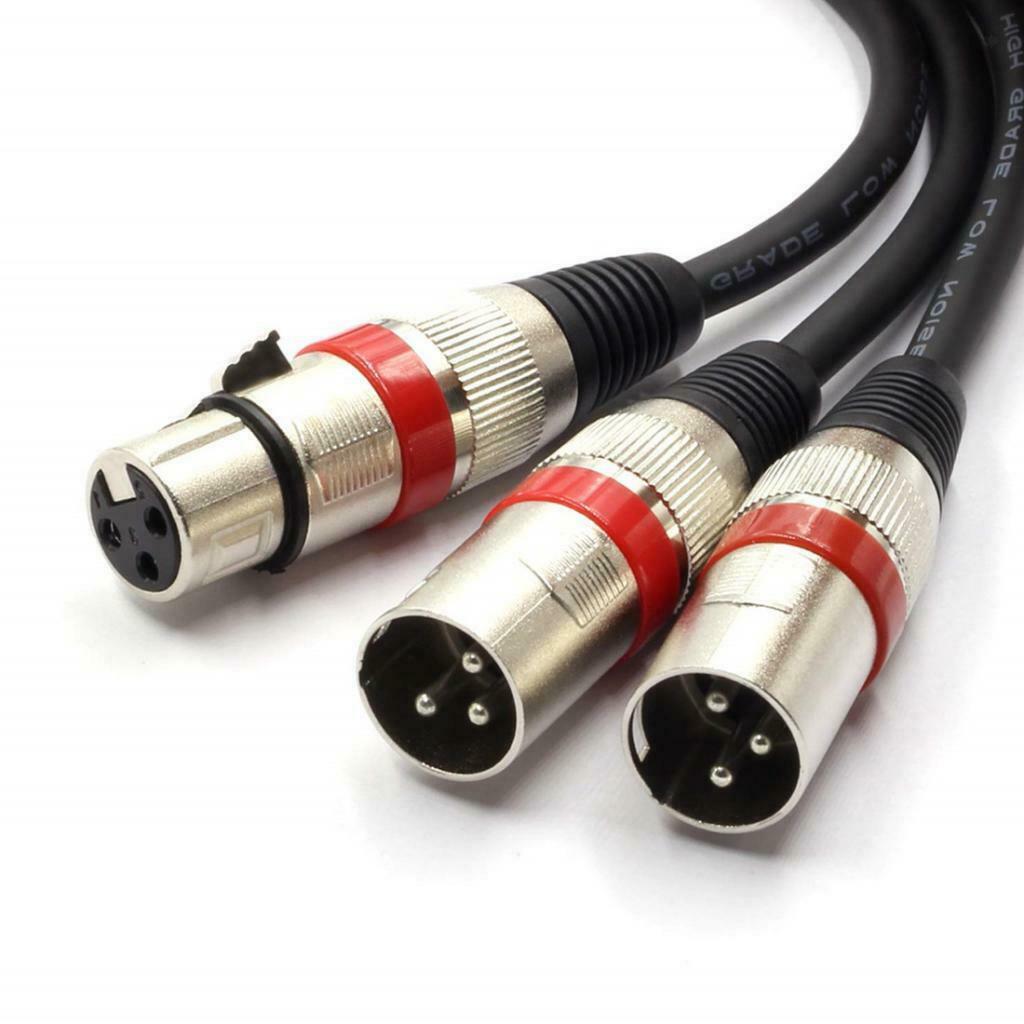 Line of Microphones for Acoustic Balance Y-Splitter Male Female with Double PVC