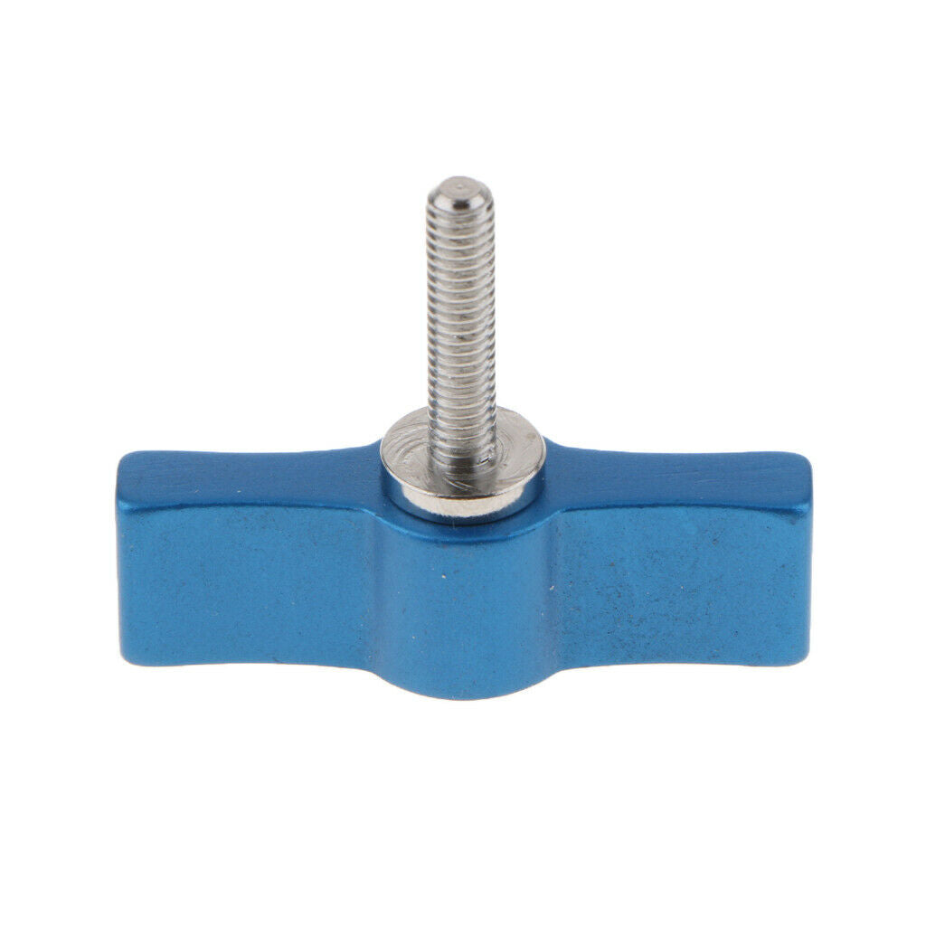 T-shaped handle screw M4 Adjustable screw for photo camera (blue,