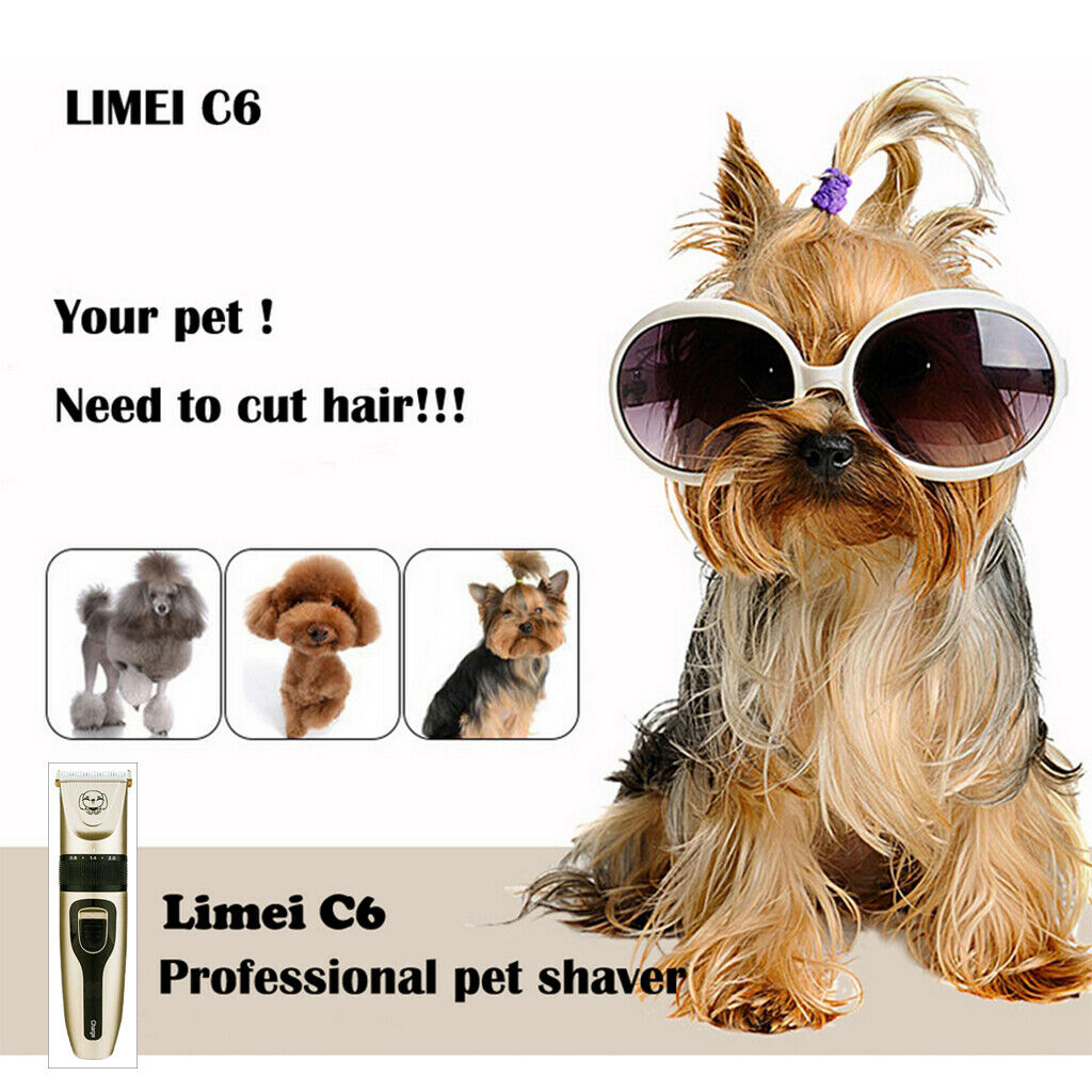 Dog Hair Trimmer Clippers 1 Set Hairs Shavers With 2pcs Stainless Scissor