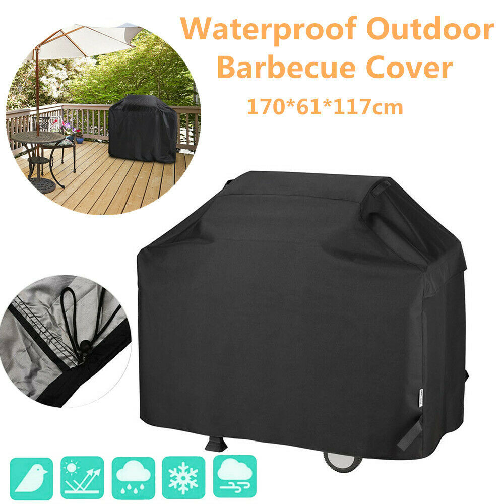 170*61*117cm BBQ Cover Waterproof Outdoor Grill Toaster Oven Barbecue Protector