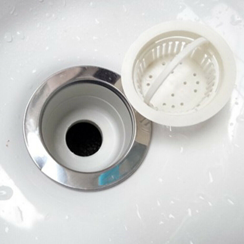 Deep Waste Basket Sieve Sink Lavatory Bowl Wash Shampoo Salon No Hose