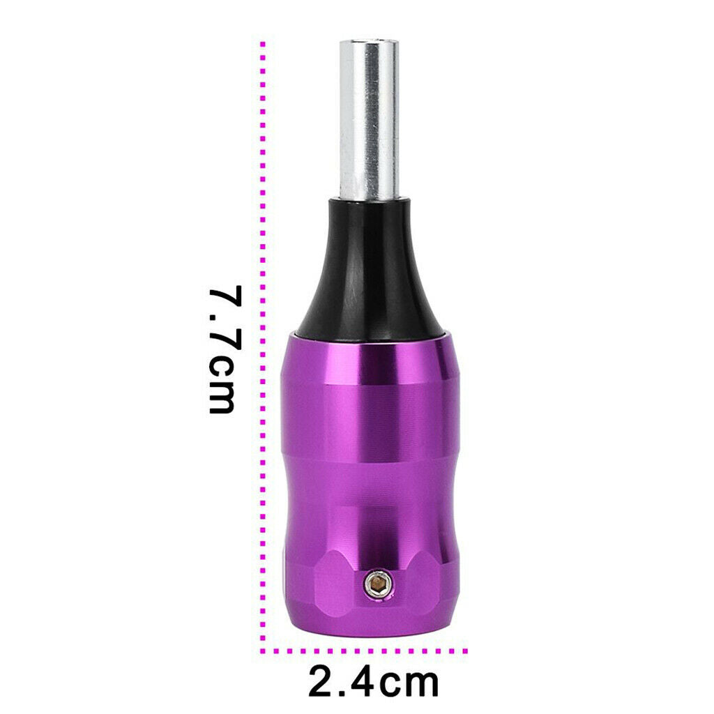 Tattoo Machine Handle Grips Tip Needle Tube Tattoo Spray Supply Tools Purple
