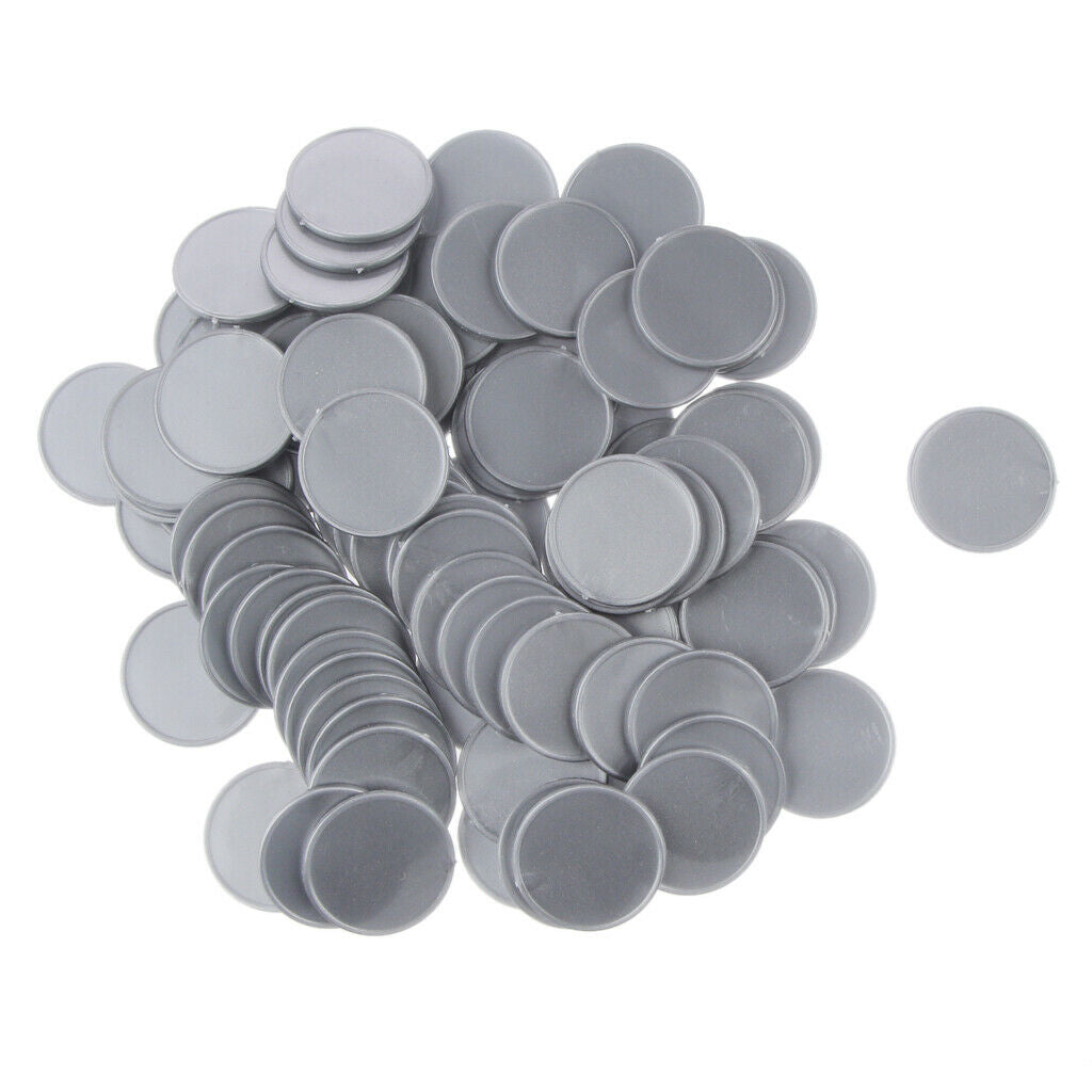 200x 25mm Plastic Children Educational Casino Bingo Chips for Bingo Game