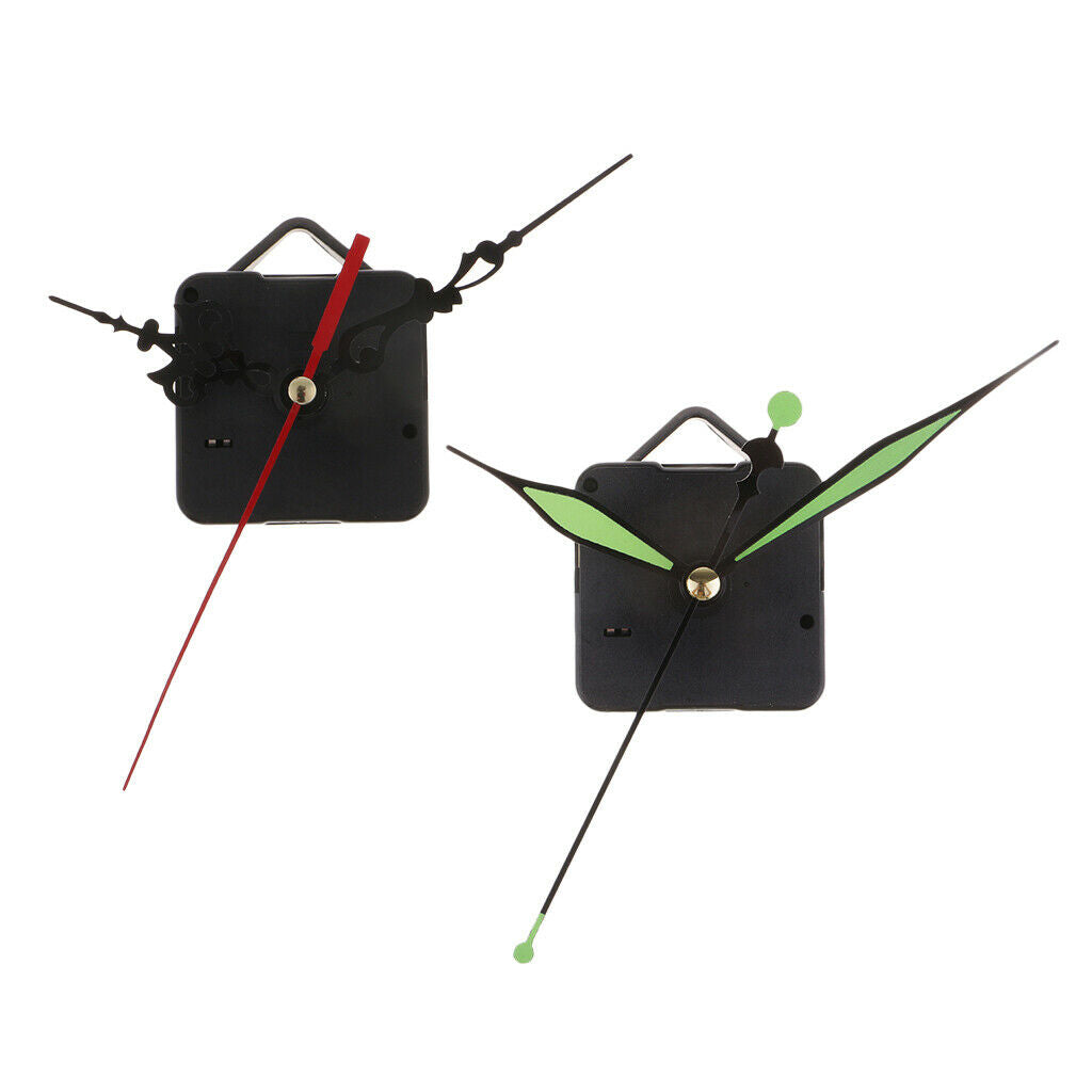 5x Quartz Wall Clock Movement Mechanism Extra Long Pointed Hands 3 Pointers