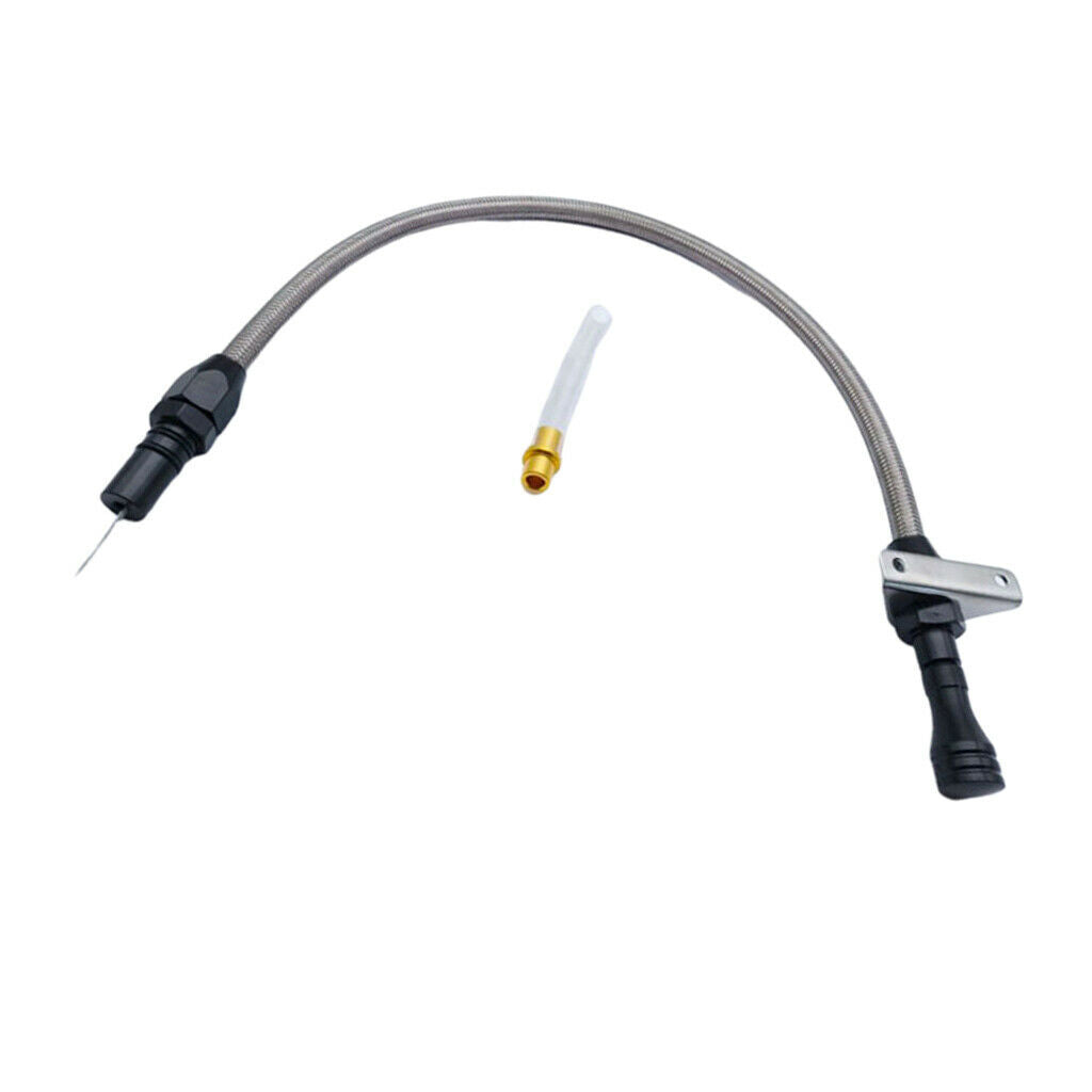 Flexible Stainless Steel Billet Transmission Dipstick for Chevy Turbo SBC