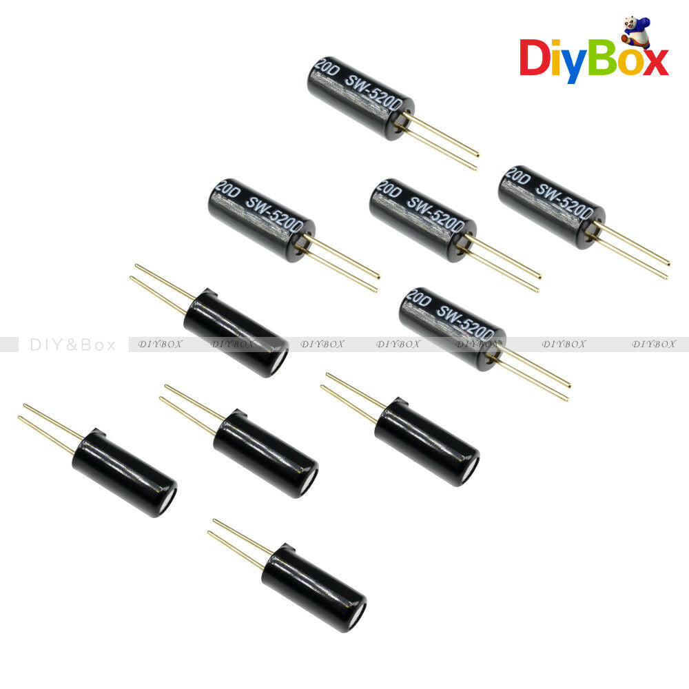 10PCS SW-520D SENSORE DI INCLINAZIONE Tilt Vibrazione Rotazione Sensor Switch