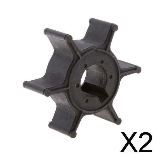 2X Water Pump Impeller for Yamaha 5hp 2-Stroke 1984–02 Replace 6E0-44352-00-00