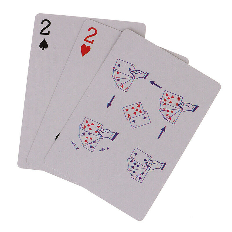 4 Cards 7 To 2 Transformer Magic Tricks Close Up Street Magic Props ToysjoJ.DD