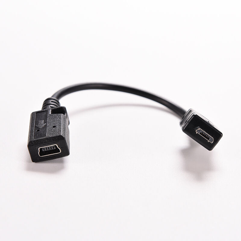 2X Micro USB male to Mini USB female Data Sync Charge Adapter Cable Hot 、.l8