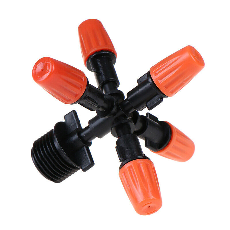 Garden Sprinklers Automatic Watering Lawn 360° Rotating Sprinkler 5 Nozzl.l8