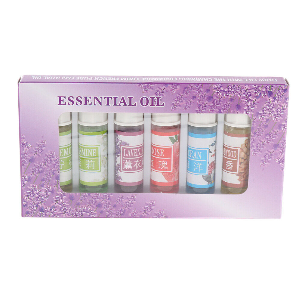 6 Pcs Different Scent Essential Oil Fragrance For Diffuser Humidifier 5ml