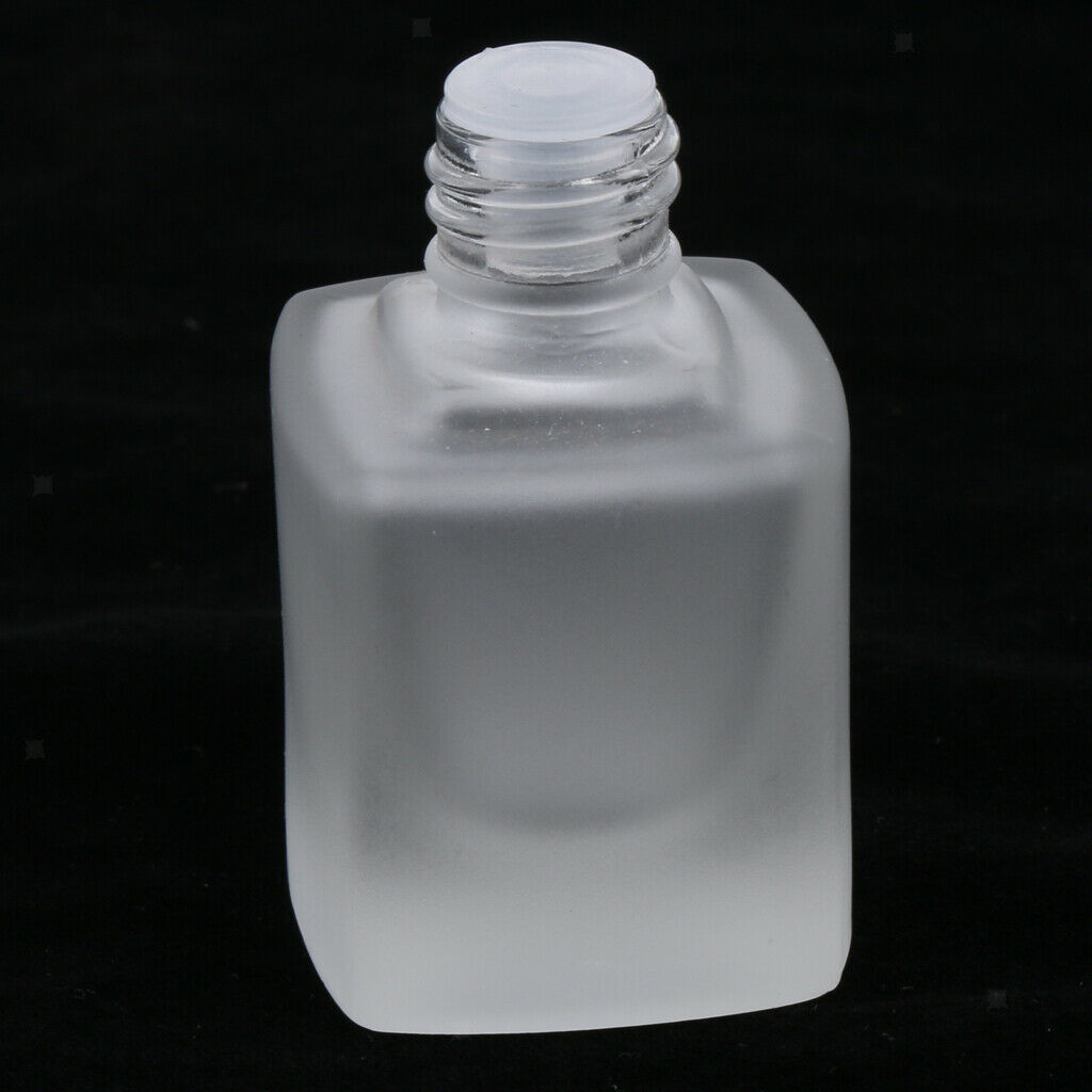 2x 8ml Empty Hand Painted Glass Perfume Roller Ball Bottle with Tassel cover