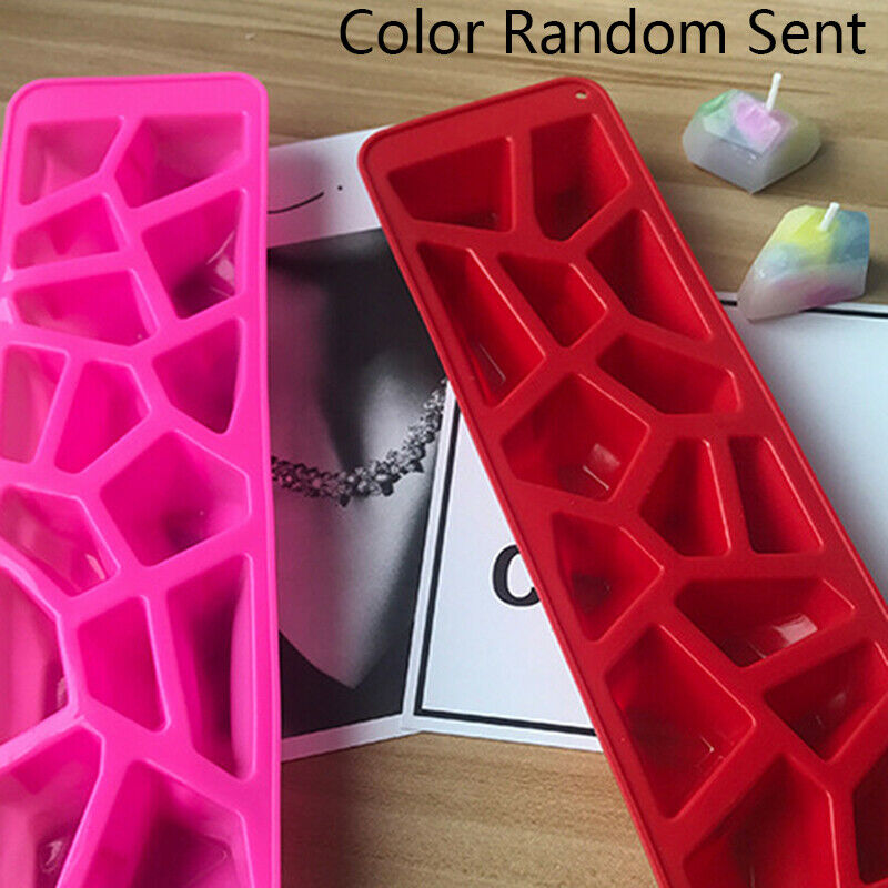 DIY Aromatherapy Candle Epoxy Mold Mini Amber Gem Silicone Chocolate Mo.l8