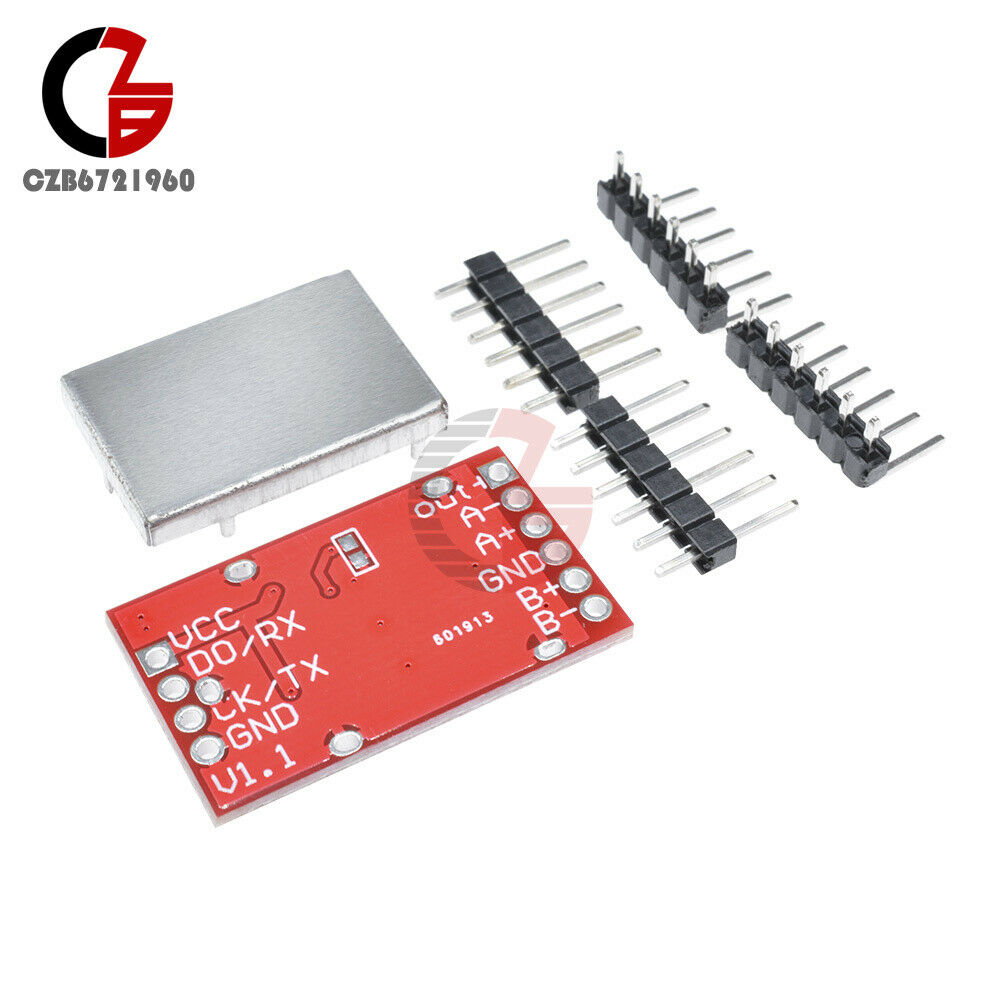 2PCS HX711 Dual Channel 24-Bit A/D Conversion IC Weighing Sensor Module Shield