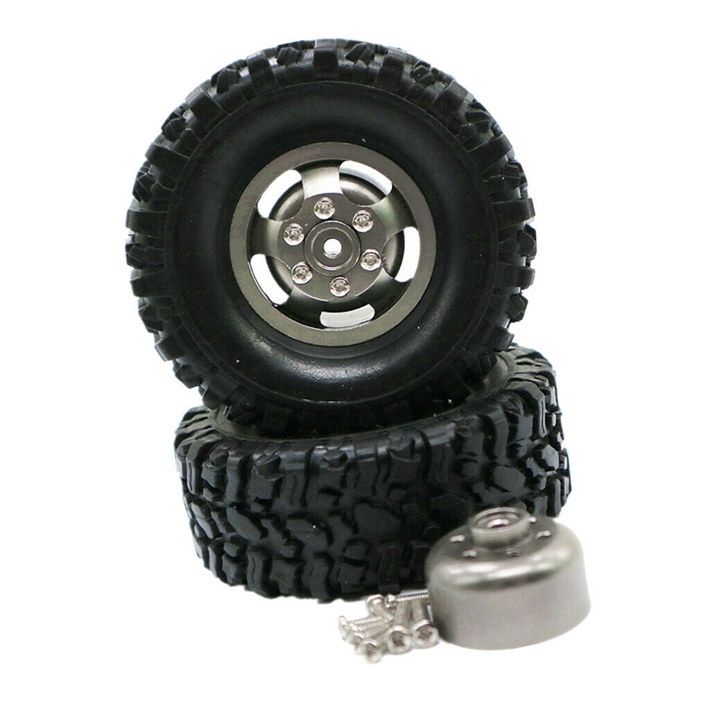4 Packs Tires for 1/16 WPL B16 JJRC Q60 Remote Control Pickup Truck Car Accs