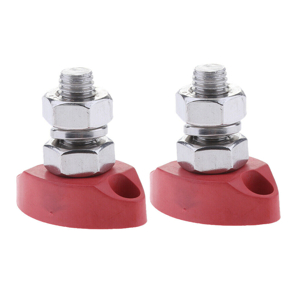 Lots 2 Replacement Junction Block Post Stainless Steel Terminal Stud 8mm M8
