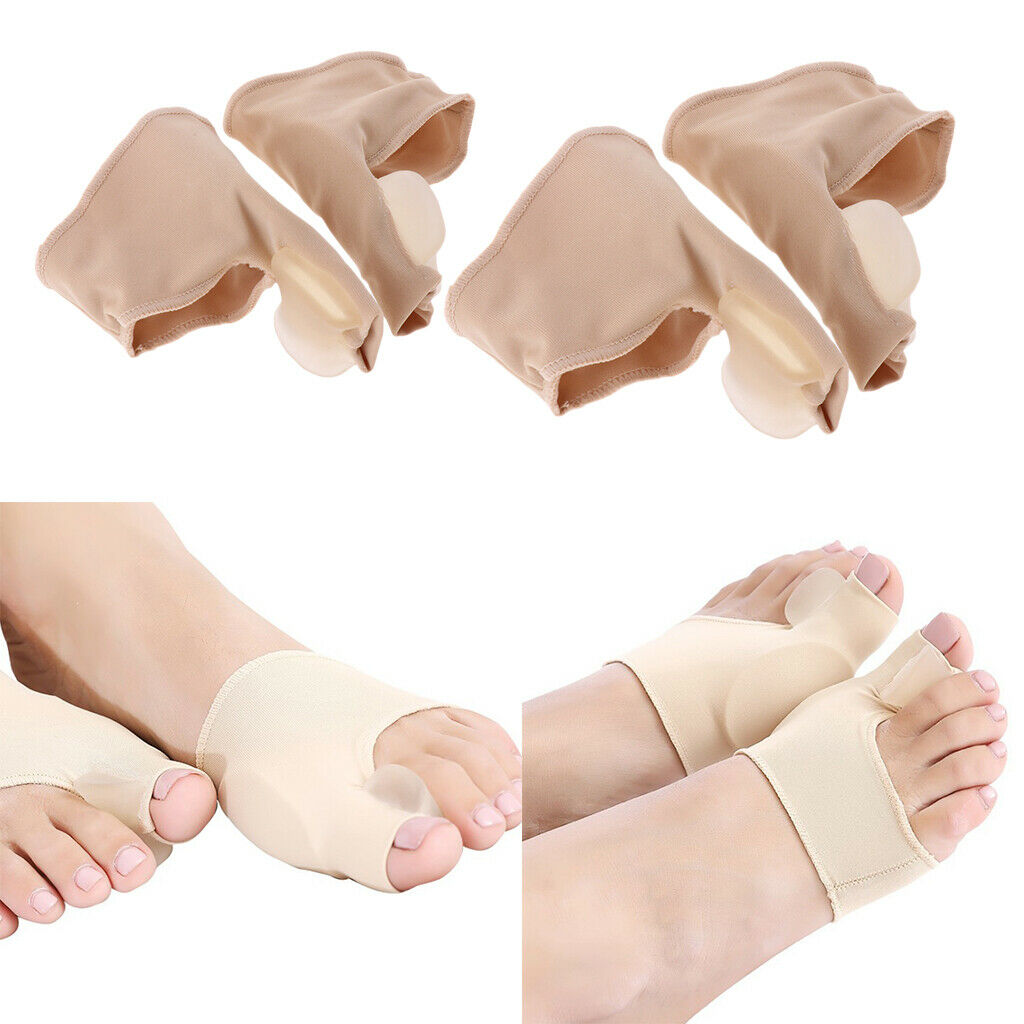 2 Pairs Elastic Hallux Valgus Socks Straightener Foot Care Relieve Fatigue