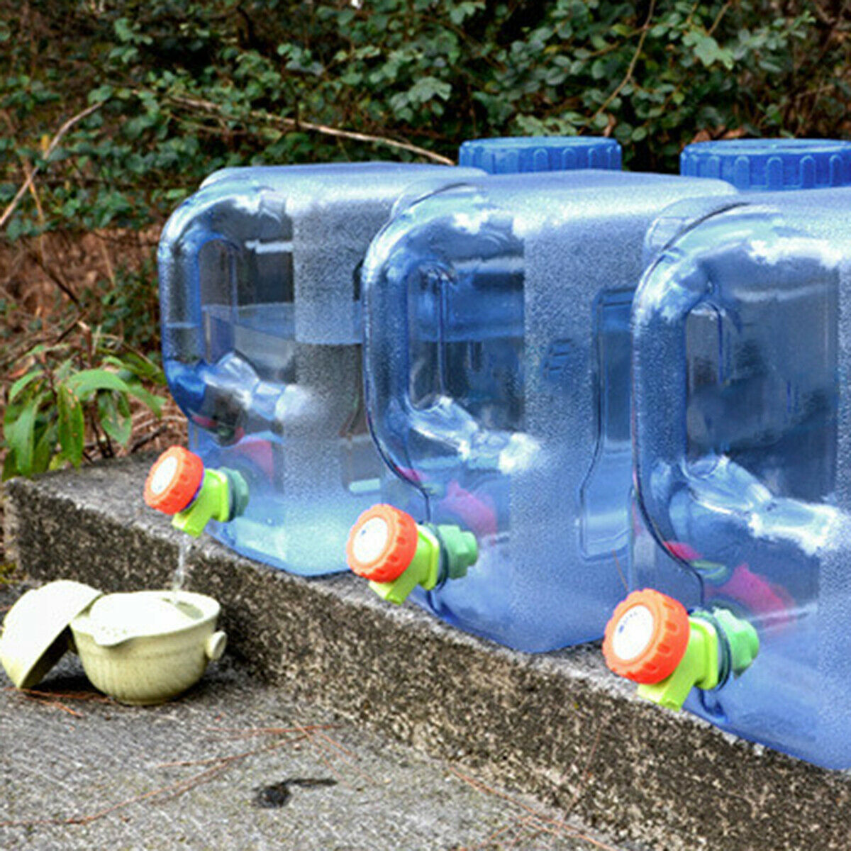 Water Carrier Storage Container Camping Hiking Climbing Travel 12L with Spigot