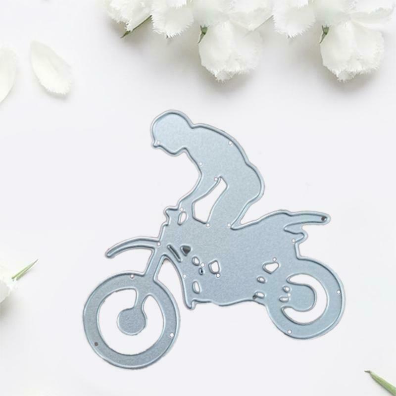 Cycling Metal Cutting Dies Stencil DIY Scrapbook Album Paper Card Template Mold
