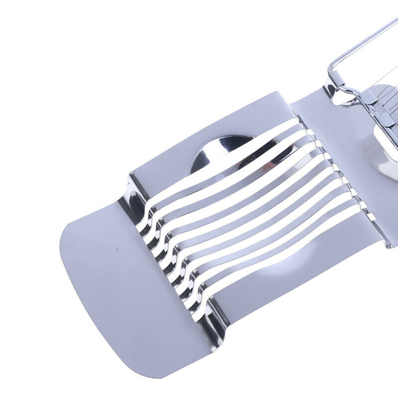 Stainless steel egg cutter preserved egg splitting tool fancy egg slicer .l8