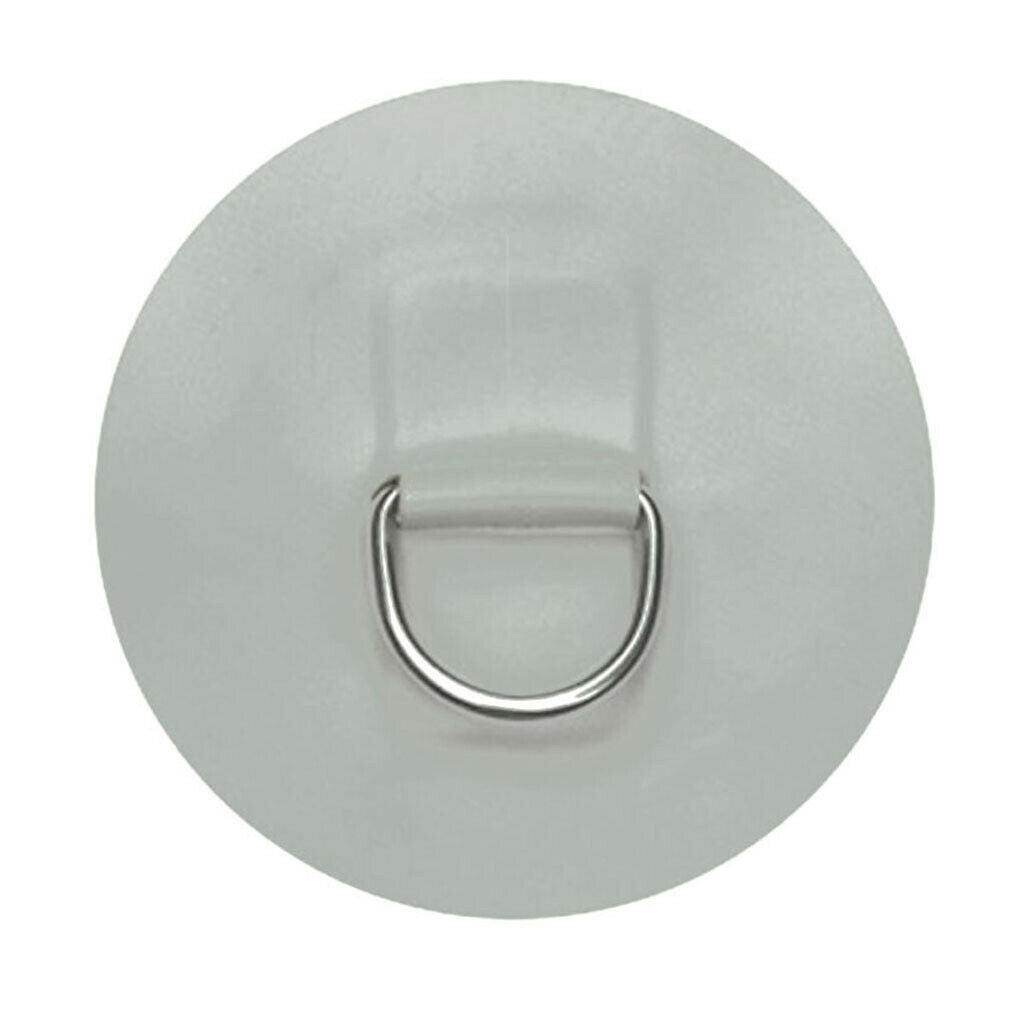 Gray 4 '' D-ring Pad Patch Fitting For Repair Of Dinghy Kayak