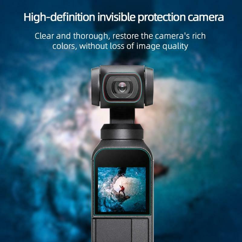 Tempered Glass Screen Protector and Lens Protective Film for Pocket 2 Gimbal