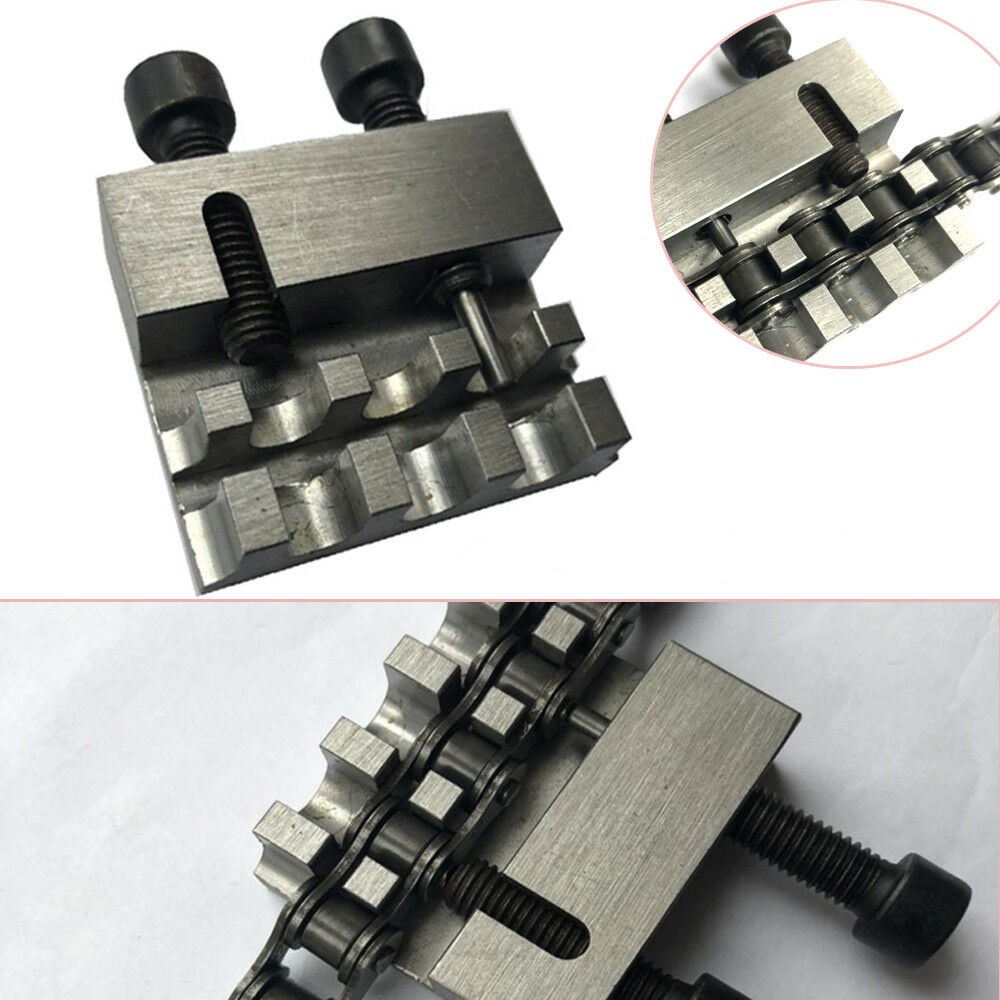 Motor Bike Chain Splitter Breaker Riveting Kit Heavy Duty Link No40/41/420 Solid